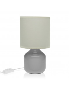 LAMPARA MESA GRIS