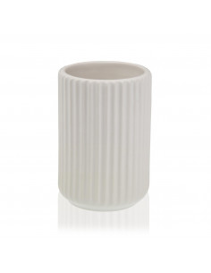 VASO DE BANO RAYAS BLANCO