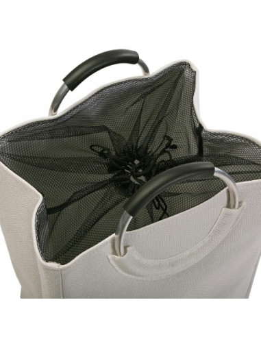 CESTA DE ROPA C/ASAS BLANCA