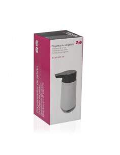 DISPENSADOR JABON  BLANCO/GRIS 2