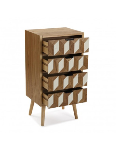 COMODA 4 CAJONES CHESS 44X35X85.5 CM