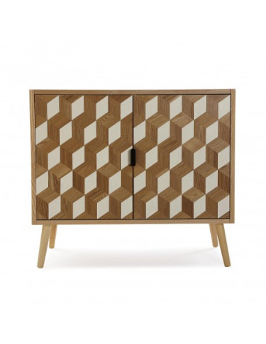 COMODA 2 PUERTAS CHESS 90X35X80CM