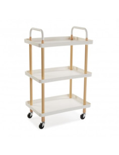 CARRO 3 BALDAS WHITE