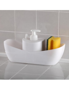 DISPENSADOR DE JABON BLANCO 2