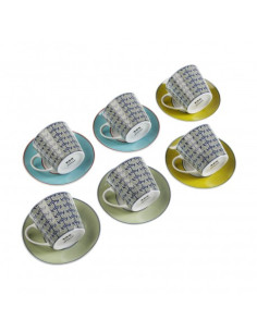 SET 6 TAZAS TE LEIA