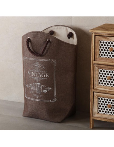 CESTO ROPA ADELE CHOCOLATE