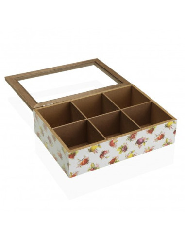 CAJA DE TE MADERA STRAWBERRY