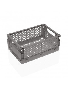 CAJA PLEGABLE GRIS MEDIANA