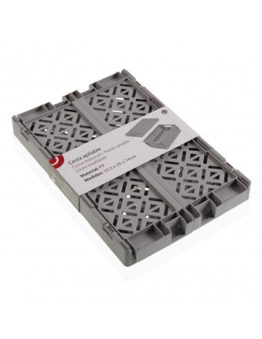 CAJA PLEGABLE GRIS GRANDE