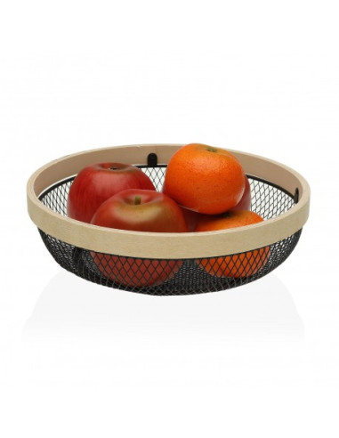 FRUTERO REDONDO METAL BLACK