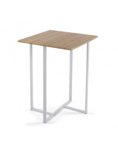 JUEGO MESA/2 TABURETES BLANCO