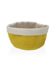 CESTA TEXTIL AMARILLO