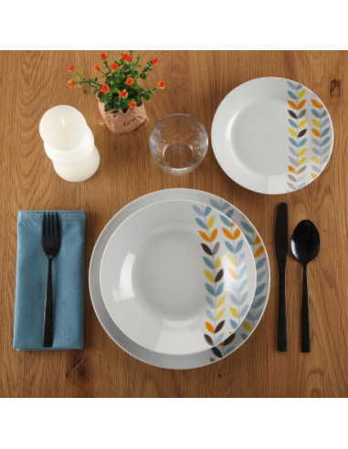 VAJILLA 18 PIEZAS ERIN