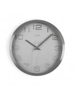 RELOJ ALUMINIO BLANCO 30CM
