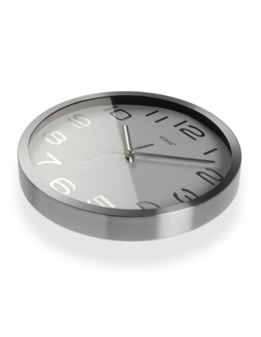 RELOJ ALUMINIO BLANCO 30CM