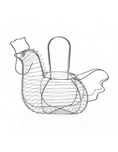 HUEVERA FORMA GALLINA CHROME