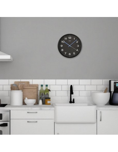 RELOJ COCINA NEGRO 30,5 CM