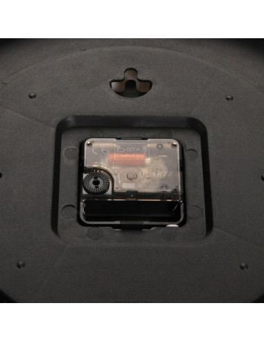 RELOJ AC/ MADERA OSCURA 30CM