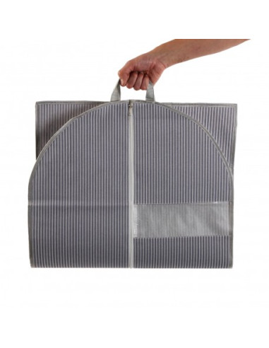 GUARDATRAJE RAYAS GRIS