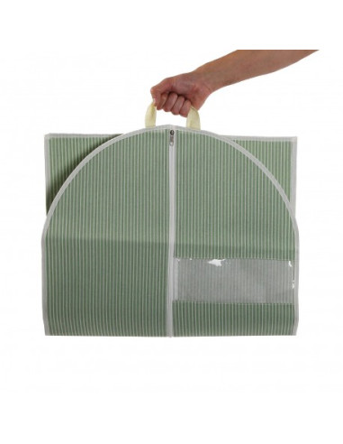 GUARDATRAJE RAYAS BEIGE