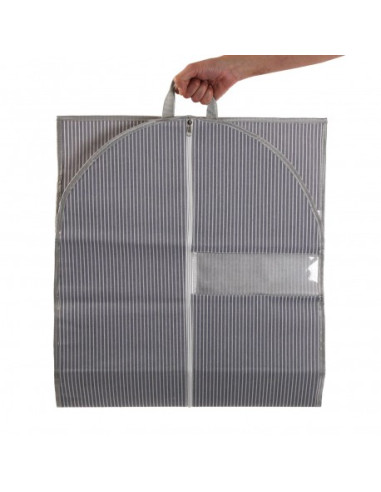 GUARDATRAJE RAYAS GRIS