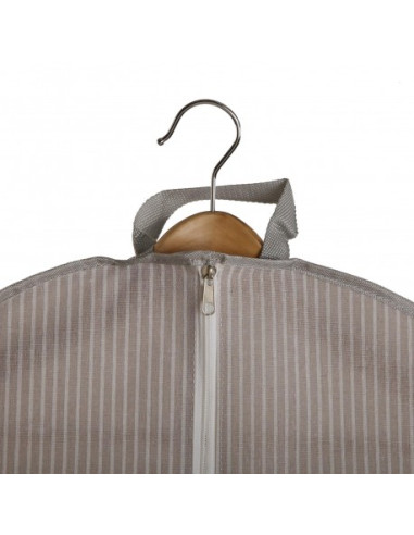 GUARDATRAJE RAYAS BEIGE