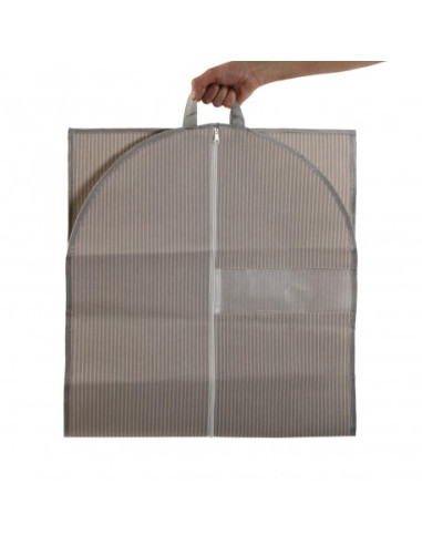 GUARDATRAJE RAYAS BEIGE