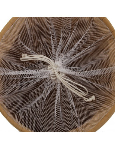 CESTO DE ROPA MARRON