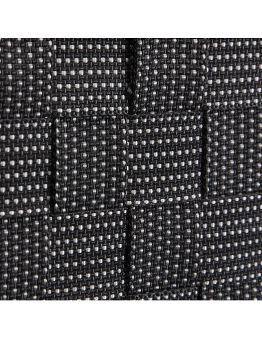 CESTA PEQUENA GRIS CON PUNTOS