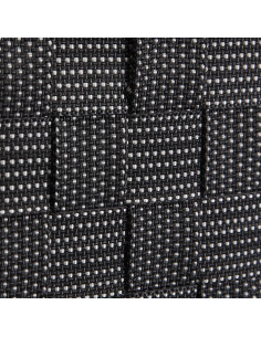 CESTA GRANDE GRIS PUNTOS 2