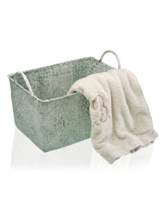 CESTA RECTANGULAR C/ASA VERDE 2