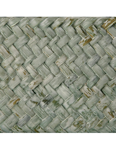 CESTA RECTANGULAR C/ASA VERDE