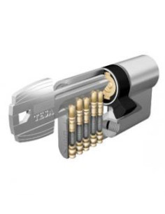 CILINDRO TE5 NIQUEL LLAVE...